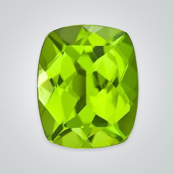 Natural Peridot, Elongated Cushion