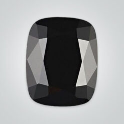 Natural Black Onyx, Elongated Cushion