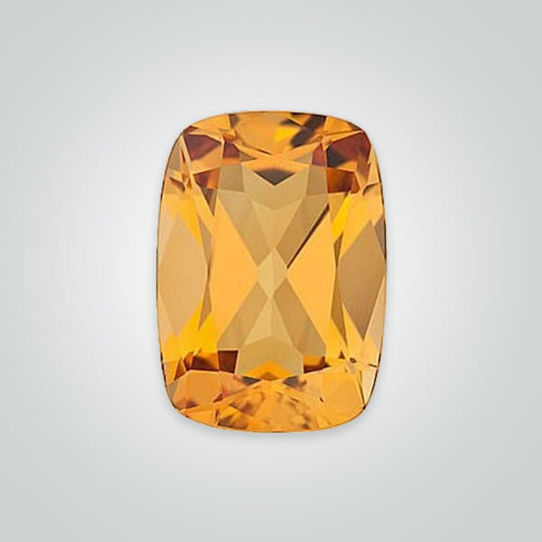 Natural Citrine AAA, Elongated Cushion
