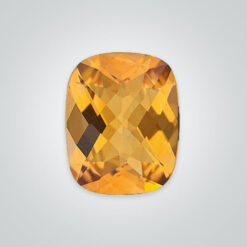 Natural Citrine AAA, Elongated Cushion Checkerboard
