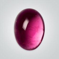Natural Pink Tourmaline, Oval Cabochon