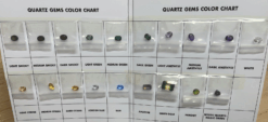 HYDROTHERMAL QUARTZ COLOR CHART