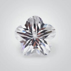 Cubic Zirconia White AAA, Flower