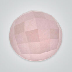 Natural Rose Quartz, Round Rose cut Cabochon