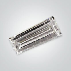 Lab Created Moissanite, Tappered Baguette