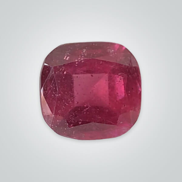 Ruby (Glass Filled), Cushion