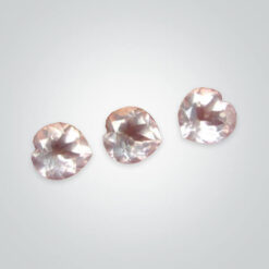 Natural Rose Quartz, Heart