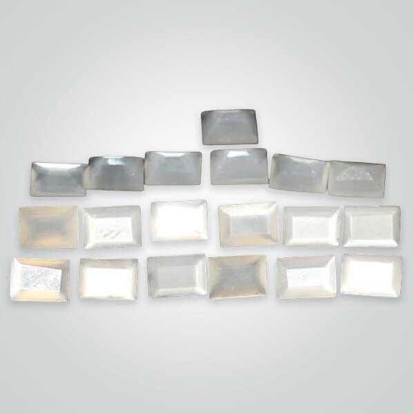 Natural White Moonstone, Octagon