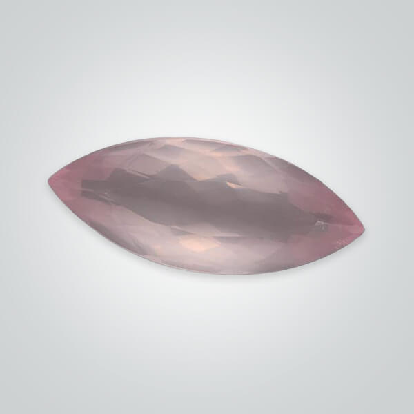 Natural Rose Quartz, Marquise