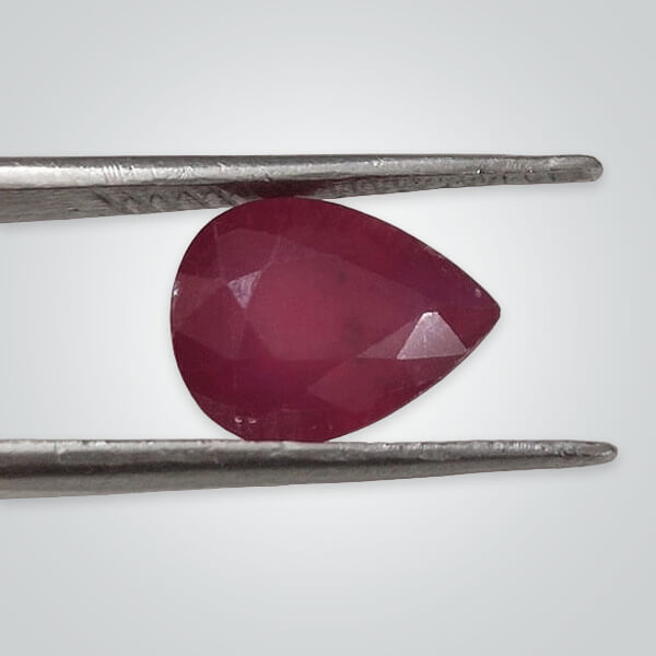 Ruby (Glass Filled), Pear