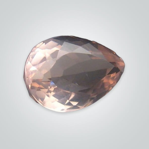 Natural Rose Quartz, Pear
