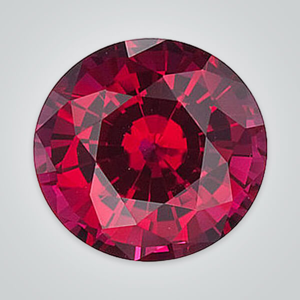 Synthetic Gemstones Pulled Czochralski Ruby, Round