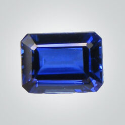 Synthetic Gemstones Diffusion Blue Sapphire, Octagon