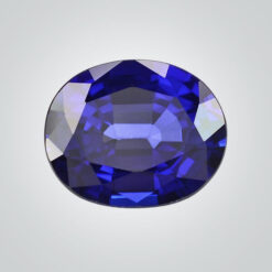 Synthetic Gemstones Diffusion Blue Sapphire, Oval