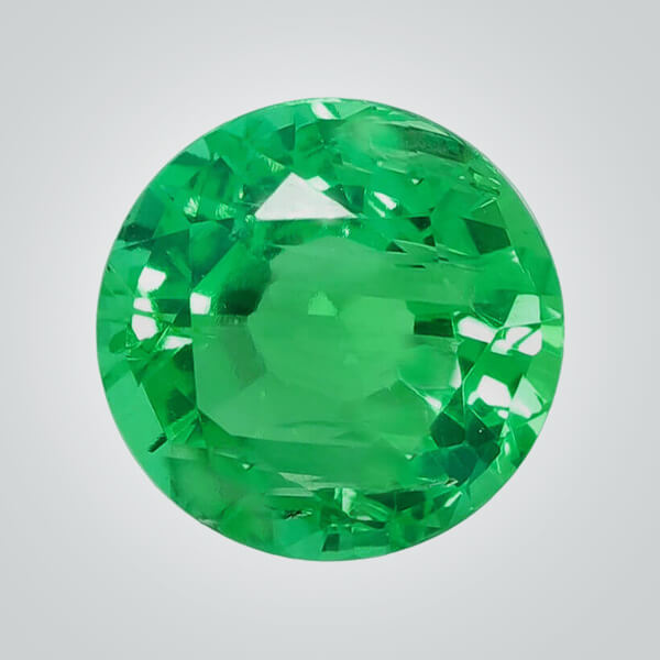 Synthetic Gemstones Hydrothermal Colombian Emerald, Round