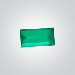 Lab Created Hydrothermal Colombian Emerald, Baguette