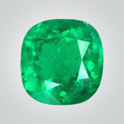 Synthetic Gemstones Hydrothermal Colombian Emerald, Cushion