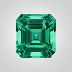 Lab Created Hydrothermal Emerald, Asscher