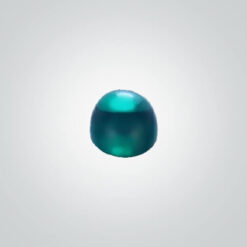 Lab Created Hydrothermal Emerald, Round Cabochon