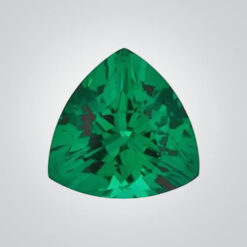 Lab Created Hydrothermal Emerald, Trillion