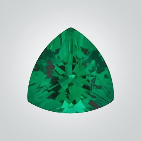 Synthetic Gemstones Hydrothermal Emerald, Trillion