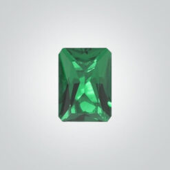Lab Created Hydrothermal Emerald, Octagon Radiant