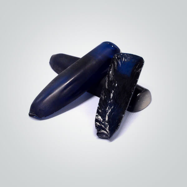 Lab Created Blue Sapphire Dark Rough