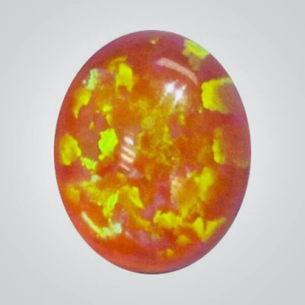 Synthetic Gemstones Jelly Opal, OP510 Coral