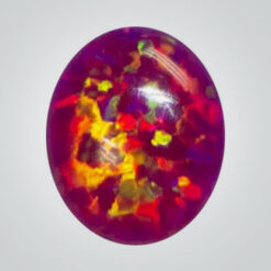 Lab Created Jelly Opal, OP515 Multi Deep Pink