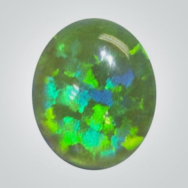Lab Created Jelly Opal, OP518 Green