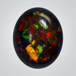 Lab Created Jelly Opal, OP522 Black 1