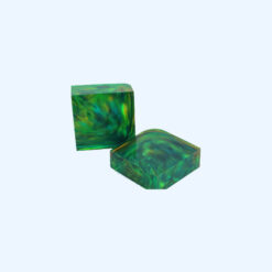 OLP335 Green Chameleon Aurora Opal Rough