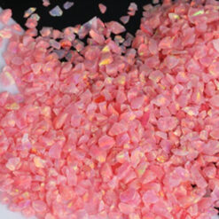 OP24 Salmon Pink Crushed Opal Rough