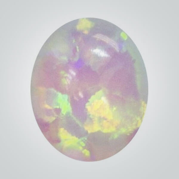 Lab Created Jelly Opal, OP532 White 2