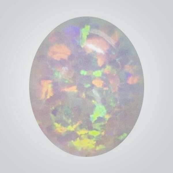 Synthetic Gemstones Jelly Opal, OP533 White 3