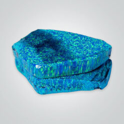 OP36 Peacock Blue Rough Stone