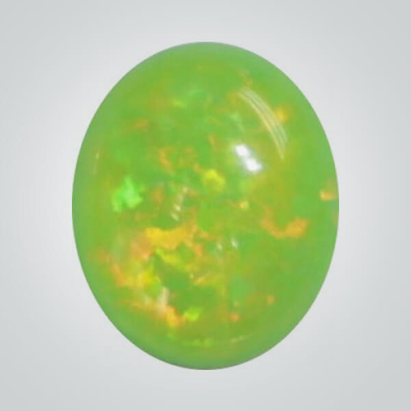 Synthetic Gemstones Jelly Opal, OP538 Multi Lime