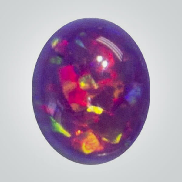 Lab Created Jelly Opal, OP542 Multi Light Purple