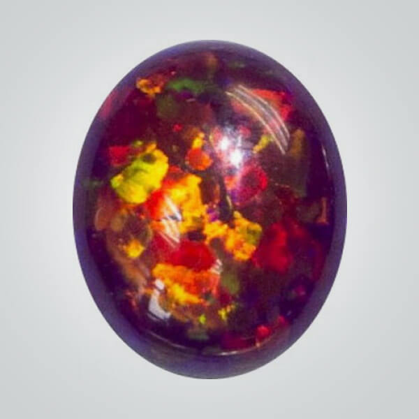 Lab Created Jelly Opal, OP544 Multi Dark Purple