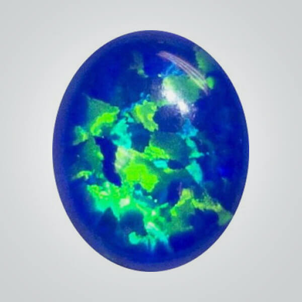Synthetic Gemstones Jelly Opal, OP505 Blue