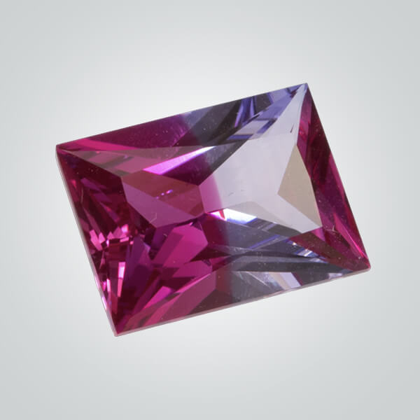 Synthetic Gemstones Bi-Color Ruby/Blue Sapphire, Pear