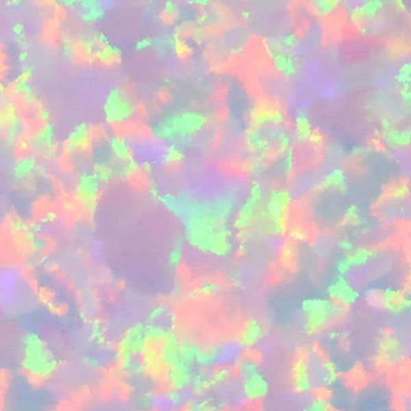 Lab Created Gilson Opal, OP705 Pink Opal with Red Fire