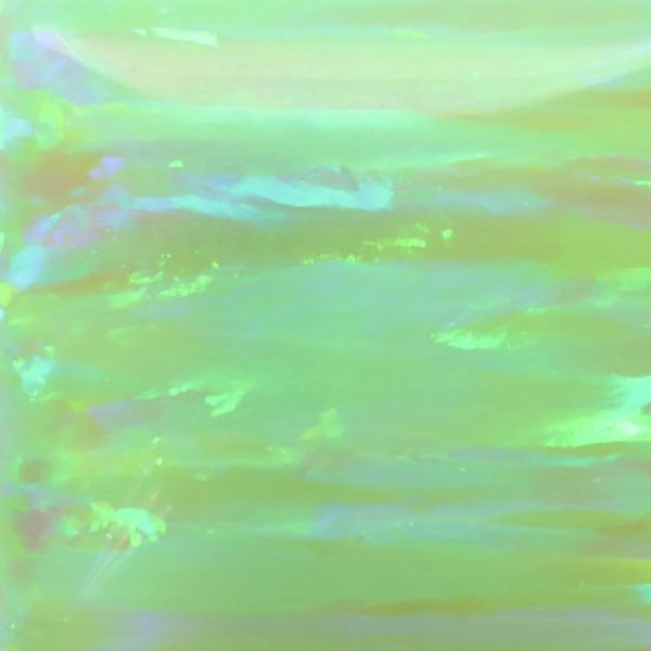 Synthetic Gemstones Bello Opal Striped Pattern, OP12-B Lime Green