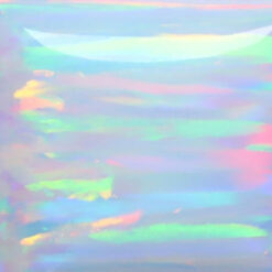 Lab Created Bello Opal Striped Pattern, OP17-B Fire & Snow