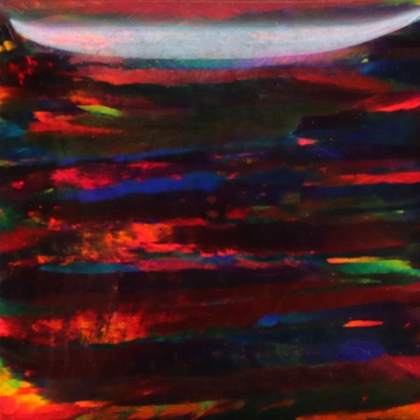 Lab Created Bello Opal Striped Pattern, OP19-B Black Opal (1)