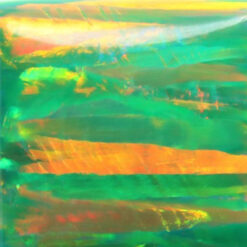 Lab Created Bello Opal Striped Pattern, OP21-B Green Olive