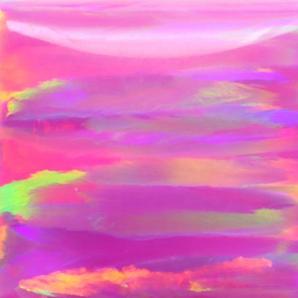Synthetic Gemstones Bello Opal Striped Pattern, OP22-B Rose Pink
