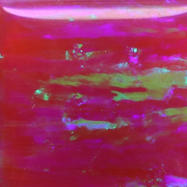 Lab Created Bello Opal Striped Pattern, OP49-B Red Wine