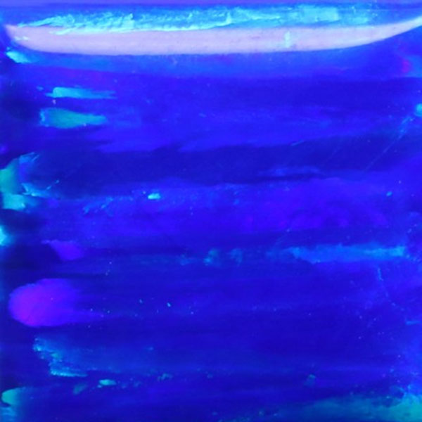 Lab Created Bello Opal Striped Pattern, OP50-B Sleepy Blue