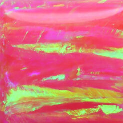 Lab Created Bello Opal Striped Pattern, OP07-B Deep Sea Coral